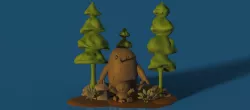 HILDA Diorama - Troll and Baba