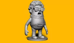 Hip Hop NFT Character 3D print model