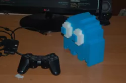 Inky Pac-Man Ghost Raspberry Pi 3 Retropie Cinu case v0.8