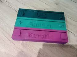 Kartenbrett "Kerstin"  "Sandra" "Ralf" "Olli" "Champion" "Champion II" oder "blank" Card Holder Spiele Romme etc