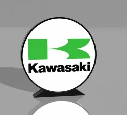 kawasaki logo lamp
