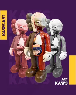 KAWS ANATOMICAL - 3D cutaway & complete model
