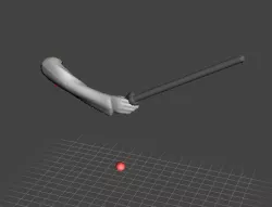 Kenner Ben(Obi-Wan) Kenobi Replacement Right Arm(No Sabre)