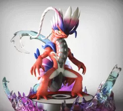 Leighton -Koraidon- legendary -Scarlet & Violet- FAN ART - POKÉMON FIGURINE -POKEMON