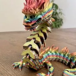 Makes of Flexi Print-in-Place Imperial Dragon by FlexiFactory