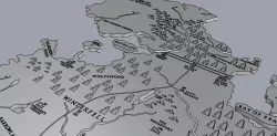 Map of Westeros - War Table - Game of Thrones