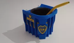 mate de boca la bombonera