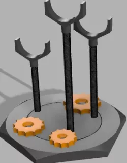 Mechanical dragon base