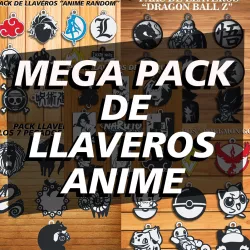MEGA COMBO 5 " 5 PACKS OF ANIME KEYCHAINS" / KEY CHAIN