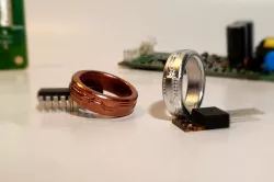 Microchip jewelry ring