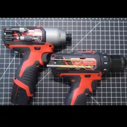 Milwaukee M12 Drill, Hex Bit Holders