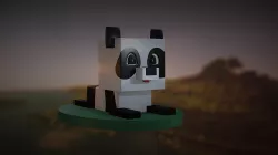 Minecraft Inspired Panda stl