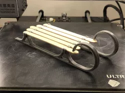 Mini Elf Popsicle Stick Sled