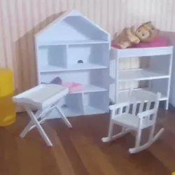 Miniature Modern House Bookcase, Pottery Barn-inspired Dollhouse Furniture  for 1:12 Dollhouse, Dollhouse Miniature Bookcase