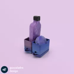 Modular shower soap dish