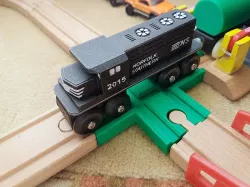 Norfolk Southern toy train (BRIO / IKEA compatible)