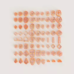 Organic SUPER Polymer clay cutter SET