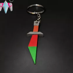 OSRS Dragon Dagger Keychain