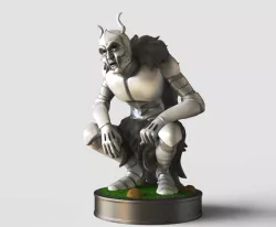 OUKEN -Squatting pose version -RANKING OF KINGS -ŌSAMA RANKINGU- 国王排名-王様ランキング-FANART FIGURINE