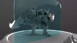 Overwatch Reinhardt blackhart statue figure 3D print model