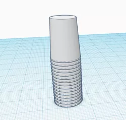 Paper/Plastic Cup Stack