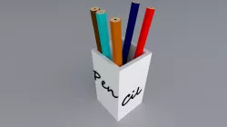 Pen Holder- Pen Case 3D print model