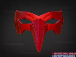 Persona 5 P5 Akechi Crow Red Mask - Japanese Anime Cosplay - Halloween Costume Helmet