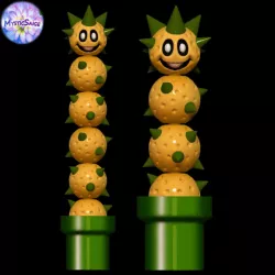 Pokey - Super Mario World - Articulated