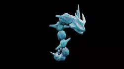 Pokémon - (095) Crystal Onix