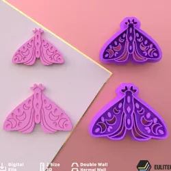 Polymer Clay Cutter *2 Sizes 2 cut versions/Butterfly/Digital .STL File * File For Use In A 3D Printer
