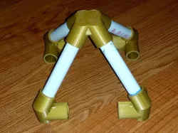 Pyramid Elbows & Topper, 1/2 Inch PVC Pipe Fitting Series #HalfInchPVCFittings