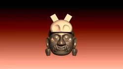REPRESENTATIVE MASK OF THE GOD AIC PAEC - TRUJILLO, PERU