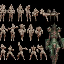 Requiem - Bartuk Warrior - Paonium armor F