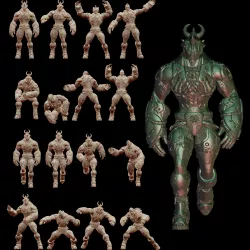 Requiem - Bartuk Warrior - Predator armor M