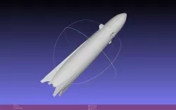 Rocket Labs Neutron Rocket Printable Miniature