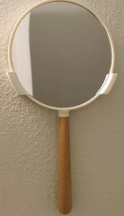 Round Hand Mirror Wall Mount
