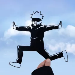 SATORU GOJO - CHIBI - JUJUTSU KAISEN - 2D SILHOUETTE