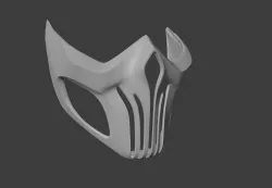 Scorpion mask from Mortal Kombat 11 - Tachijitsu master
