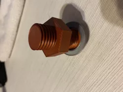 Screw to store banknotes, coins and rings.