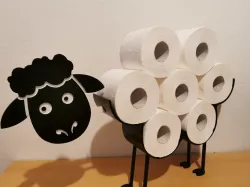 Sheep toilet paper roll holder