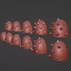 Shoulder pad (various) for MkVI Power Armour