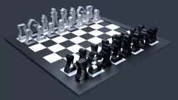 SILHOUETTE CHESS PIECES