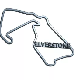 Silverstone track wall decor