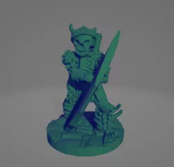 Skeleton Archer Readying Bow (28mm)