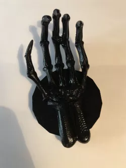 Skeleton hand soap holder