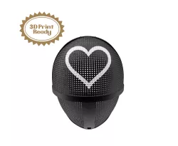 Squid Game Mask 3D Model Heart Mask