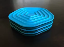 Stacking No-Stick Coasters