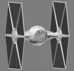 star wars TIE Fighter Two with interior