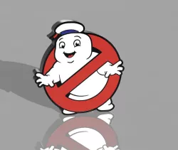 Stay Puft Marshmallow Man Slimer Ghostbusters lamp