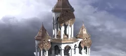 Steampunk Medieval Tower 2 Towers